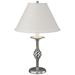 Twist Basket 25.5"H Vintage Platinum Table Lamp w/ Natural Anna Shade