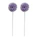 TUTUnaumb 2 Bundles Artificial Flower Courtyard Garden Decoration Simulation Flower Decor Plugin Garden Stakes Premium Iron Flower Ornaments Spring Patio Decor Yard Art Courtyard Decoration-Purple