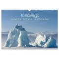 Icebergs - Greenland's Ephemeral Beauties (Wall Calendar 2024 DIN A3 Landscape), CALVENDO 12 Month Wall Calendar