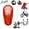 GPS Tracker for Bike, Zeerkeer Anti Theft Real-time Positioning Bicycle LED Taillight GPS Tracker IP65 Waterproof Move Alarm SOS Warning Light Hidden GPS Locator for Bicycle/Motorbike/Baby Carriage