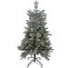 Northlight Seasonal 54' Lighted Artificial Fir Christmas Tree, Metal in White | Wayfair NORTHLIGHT SP15024