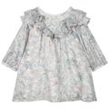 Chloe Baby Girls Green Marble Print Dress - 12 Months