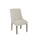 Bungalow Rose Dining Chair Wood/Upholstered/Fabric in Brown | 40 H x 21 W x 26.25 D in | Wayfair 5EA1431077484FF787E767FBCC0181E8