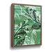 Winston Porter Leaves Maze Elegant Pattern On Green Watercolor Leaves Maze Elegant Pattern On Canvas by Irina Sztukowski Print Metal | Wayfair