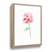 Winston Porter Minimalism In Watercolor Pink Peony Flower On Whit Minimalism In Watercolor Peony Flower I On Canvas by Irina Sztukowski Print Canvas | Wayfair