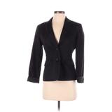 Calvin Klein Blazer Jacket: Short Black Solid Jackets & Outerwear - Women's Size 2