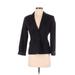 Calvin Klein Blazer Jacket: Short Black Solid Jackets & Outerwear - Women's Size 2