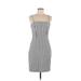 Fifteen Twenty Casual Dress - Sheath Square Sleeveless: White Print Dresses - Women's Size Medium