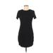 Melrose and Market Casual Dress - High/Low: Black Solid Dresses - Women's Size Medium