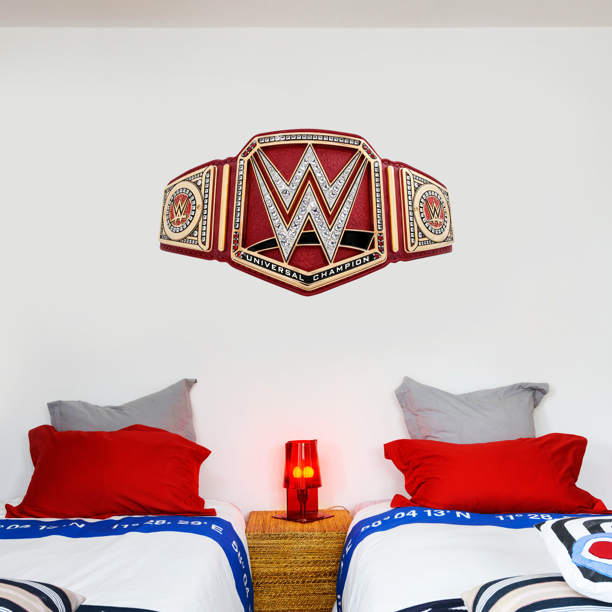 WWE Universal Championship Title Belt Wall Sticker - 120cm x 65cm height Image