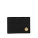 Medusa Biggie Leather Card Holder - Black - Versace Wallets