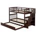 Stairway Twin-Over-Twin Bunk Bed with Twin size Trundle