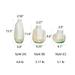 RusticReach Large Artisan Hand Blown Glass Irregular Shape Vase