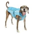 Kurgo North Country Dog Coat Dog Winter Jacket Waterproof Dog Jacket Dog Snow Jacket & Windproof Dog Coat Reflective Dog Fleece Coastal Blue Large