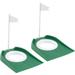 2Pcs Golfs Putting Cup Tool Indoor Small Putting Cup Golfs Training Aid Golf Practice Tool