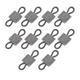 10PCS Binding Buckle Tactical Gear Holder Clip Molle Webbing Retainer for Tactical Molle System Backpack Accessories