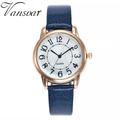 vansvar Women s Casual Quartz Leather Band Newv Strap Watch Analog Wrist Watch