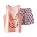 Toddler Little Boys Summer Outfits Summer Sets Cartoon Vest Pant Casual Sport 2 Piece Cute Clothes Size 140 Purple