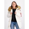 Winterjacke ALPHA INDUSTRIES "ALPHA Women - Parka & Winter Jackets Polar Jacket Wmn" Gr. M, weiß (jet stream white) Damen Jacken Winterjacken