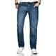 Comfort-fit-Jeans ALESSANDRO SALVARINI "ASMarco" Gr. W40 L34, Länge 34, blau (as201, mittelblau) Herren Jeans Comfort Fit