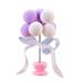 Farfi Car Decoration Balloon Design Heat Resistance Resin Balloon Shape Car Decoration Dashboard Clay Ornaments for Decoration (Purple)