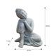 Sunfex Buddha Garden Ornament Sandstone Resin Effect Outdoor Indoor Statue Yoga Decor