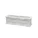 Good Ideas Savannah 36 Plastic Planter Box White