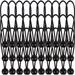 30 Pack Bungee Balls 9Inches Black Ball Bungee Heavy Duty Heavyweight Tarp Bungee Cords Weather Resistant Tie Down Strap 4mm Thickness - for Camping Tents Cargo Holding Wire and Hoses