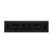 2.25 x 12 Flat Black Victorian Style Floor Register - Decorative Vent Cover