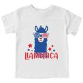 Boys Tshirts 4Th Of July Text Animal Print T Shirts American Flag Shirt Kids Independence Day Patriotic Short Sleeve Tops For 5-6 Years