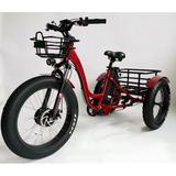 Fat tire e-trike for all-terrain rides FT-1900X electric tricycle with pedal assist