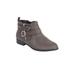 Wide Width Women's The Lux Bootie by Comfortview in Grey (Size 12 W)