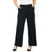 Plus Size Women's Liz&Me® Wide Ponte Pant by Liz&Me in Black (Size 4X)