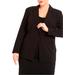 Plus Size Women's The 365 Suit Patch Pocket Blazer by ELOQUII in Totally Black (Size 20)