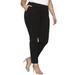 Plus Size Women's 9-To-5 Stretch Work Pant by ELOQUII in Black (Size 18)