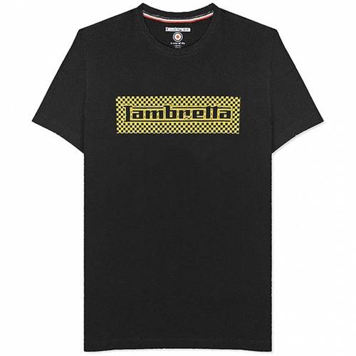 Lambretta Two Tone Box Herren T-Shirt SS0164-BLK GOLD
