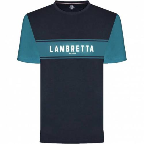 Lambretta Coral Herren T-Shirt SS9819-NVY/BLUCRL