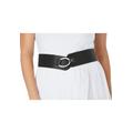 Plus Size Women's Contour Belt by Accessories For All in Black (Size 26/28)