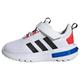 adidas Jungen Unisex Kinder Racer TR23 Kids Shoes-Low (Non Football), FTWR White/core Black/Bright red, 27 EU
