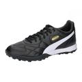 PUMA Unisex King Top Tt Fußballschuhe, Puma Black Puma White Puma Gold, 46 EU