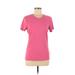 Nike Active T-Shirt: Pink Activewear - Women's Size Medium