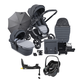 iCandy Peach 7 Complete Travel System Bundle with Maxi Cosi Pebble 360 Car Seat & ISOFIX Base Truffle Phantom