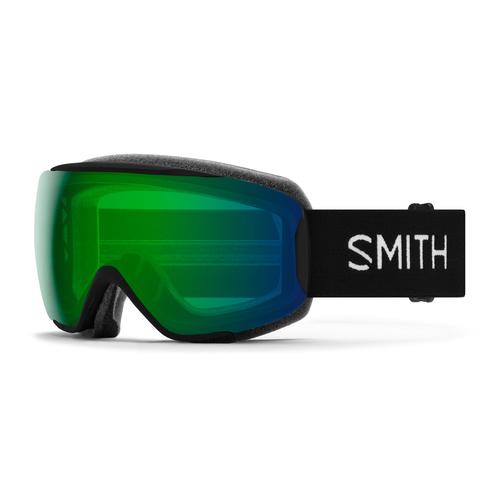 Smith MOMENT Damen-Skibrille Vollrand Monoscheibe Acetat-Gestell, schwarz