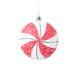 The Holiday Aisle® Fiepko Ball Ornament Plastic in Red/Green/White | 4 H x 1.3 W x 4 D in | Wayfair DD06AA93D0894716811BADC8BED46E7E