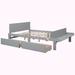 Latitude Run® Aretina Storage Bed Wood in Gray | 23.5 H x 57 W in | Wayfair 6EE2D5AA4BD449ECBD47DC18FDECB1F3