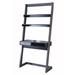 Latitude Run® Lazlo 33.75" Width Ladder Writing Desk Wood in Gray/Black | 70.75 H x 33.75 W x 15 D in | Wayfair B34134ED463F4110A87959B2D016F91D