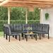 Latitude Run® Sesco Seating Group w/ Cushions in Black | Outdoor Furniture | Wayfair 7B2C09498A5746059EE671EB5526B071