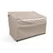 Covermates Outdoor Patio Bench Cover - Premium Polyester Weather Resistant Drawcord Hem Seating and Chair Covers-Clay