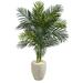 4.5â€™ Golden Cane Palm Artificial Tree in Oval Planter