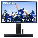 Samsung QN50QN90CAFXZA 50 Inch Neo QLED Smart TV with 4K Upscaling with a Samsung HW-Q60C 3.1ch Soundbar and Subwoofer with Dolby Atmos (2023)
